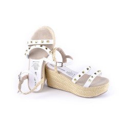 Priceshoes Sandalias Plataforma Mujeres 462Juanablanco