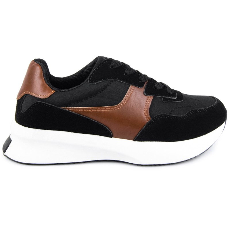 Price Shoes Tenis Moda Mujer 622B3F86001NEGRO