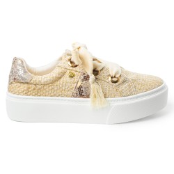 Price Shoes Tenis Moda Mujer 882VS010NATURAL