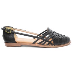 Price Shoes Baletas trenza Mujer 782VICTORIANEGRO