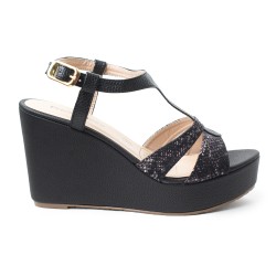 Price Shoes sandalia Plataforma Moda Mujer 882VIVIANANEGRO