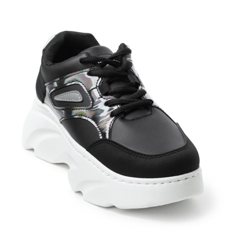 Price Shoes Tenis Moda Mujer 622ZY19LS1024NEGRO