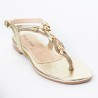 Price Shoes Sandalias Planas Para Mujer 3322170CHAMPANA