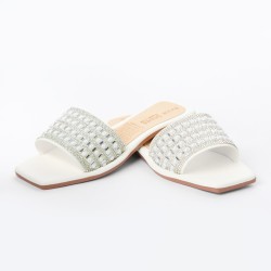 Price Shoes Sandalias Planas Para Mujer 902C1089TALCO