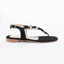 Price Shoes Sandalias Planas Para Mujer 3322170NEGRO