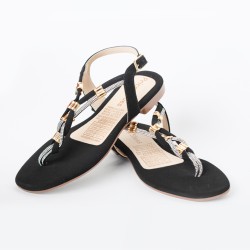 Price Shoes Sandalias Planas Para Mujer 3322170NEGRO