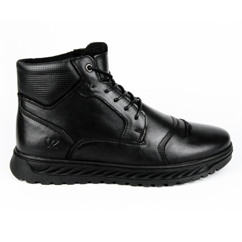 Sky Walk Botas Cuero Hombres 663123BB202951NEGRO