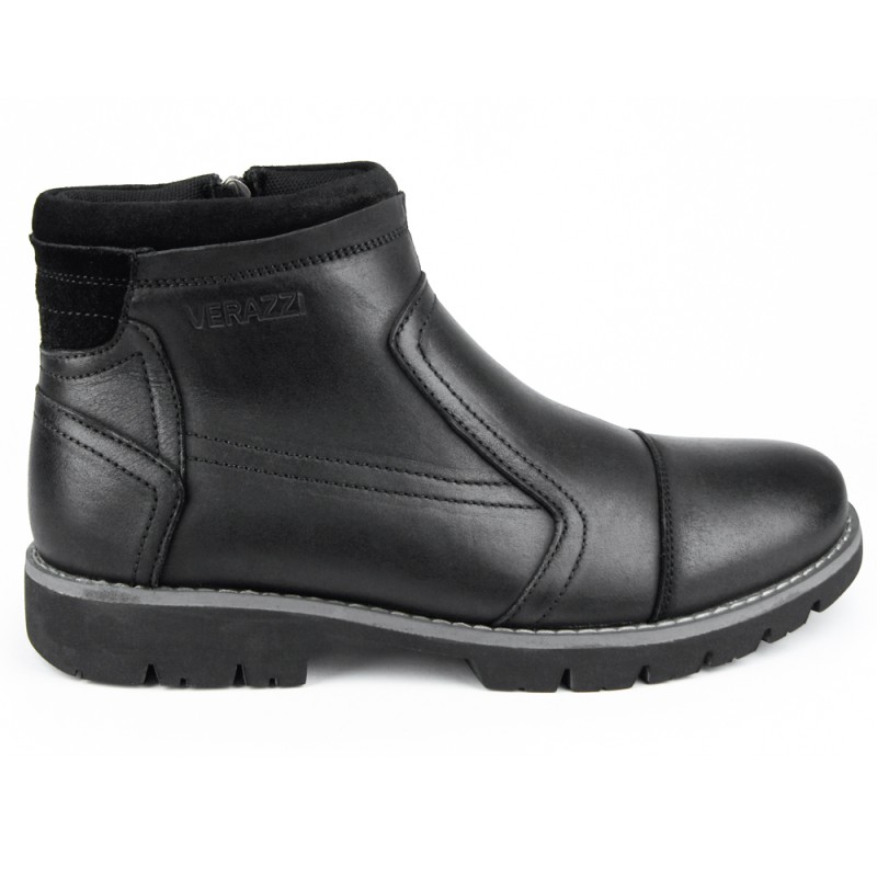 Sky Walk Botas Cuero Hombres 663123BB23009NEGRO