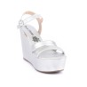 Price Shoes Plataformas Para Dama 462NOURPLATA