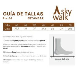 Sky Walk Zapatos Casual Hombre 663103D-26BLANCO