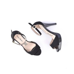 Priceshoes Sandalias Tacones Mujeres 542839Charolnegro