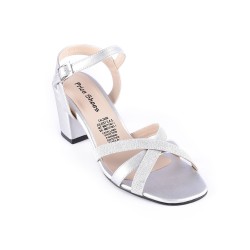 Price Shoes Tacon Dama 542034Plata