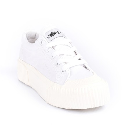 Price Shoes Chica Tenis Deportivo Kanna & Co 622BVL220BLANCO