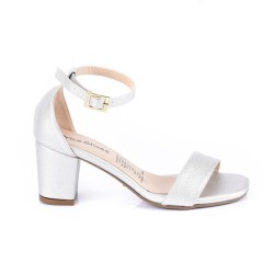 Price Shoes Tacones Moda Mujeres 962CR599PLATA