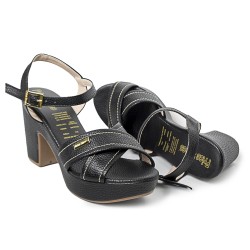 Price Shoes Sandalias Tacon Mujeres 462JC006NEGRO