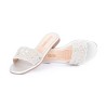 Price Shoes Sandalias Planas Para Mujeres 9021256PLATA