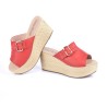 Price Shoes Plataformas Elegantes Mujeres 562331ROJO