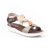 Priceshoes Sandalias Planas Mujeres 412L-75MULTICOLOR