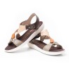 Priceshoes Sandalias Planas Mujeres 412L-75MULTICOLOR