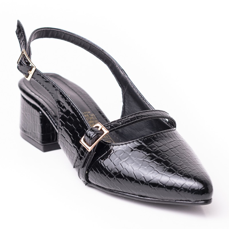 Price Shoes Tacon puntudo bajo para Mujer 9721126NEGRO