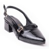 Price Shoes Tacon puntudo bajo para Mujer 9721126NEGRO