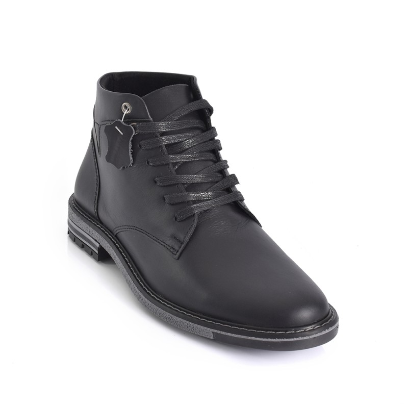 Sky Walk Botas Cuero Hombres 66311161NEGRO