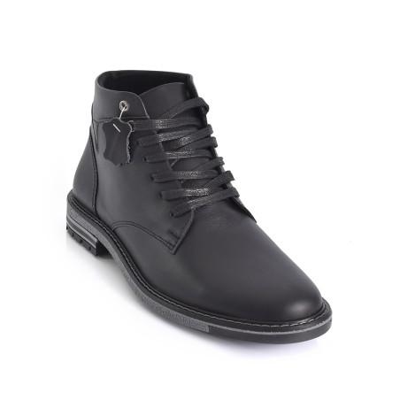 Sky Walk Botas Cuero Hombres 66311161NEGRO