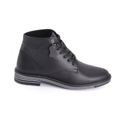 Sky Walk Botas Cuero Hombres 66311161NEGRO