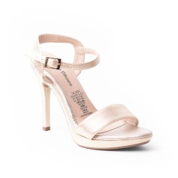 Priceshoes sandalia Tacon Dama elegante 5428974CHAMPANA