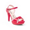 Price shoes sandalias de tacon alto 882VS021ROJO