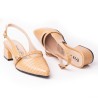 Price Shoes Tacon puntudo bajo para Mujer 9721126CAMEL