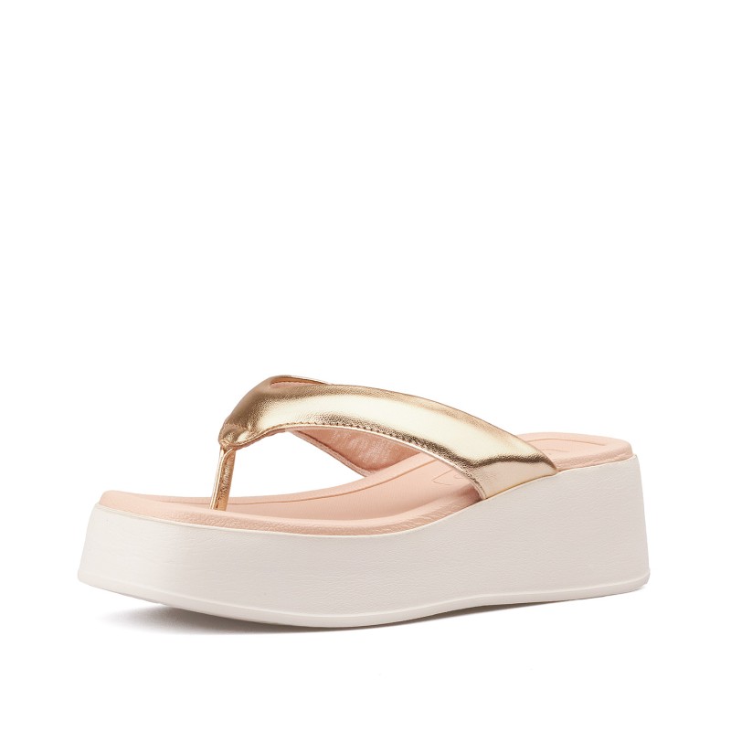 Price Shoes Plataforma para Mujer 0228530-100DORADO