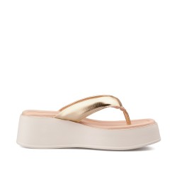 Price Shoes Plataforma para Mujer 0228530-100DORADO