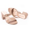 Price Shoes Tacon Bajo para Mujer 952A-12CAMEL