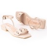 Priceshoes Sandalias Planas Mujeres 902M138BEIGE