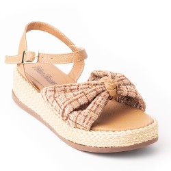 Priceshoes Sandalias Planas Mujeres 462JC012CAMEL