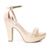 Price Shoes Sandalia Tacón para Mujer 182FL859CHAMPANA