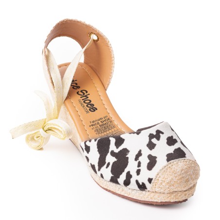 Price Shoes Tacon Cuña para Mujer 692A00VTNEGRO