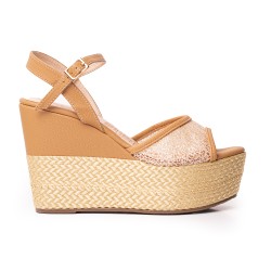 Price Shoes Plataformas en Yute para Mujer 192M18AMARETTO
