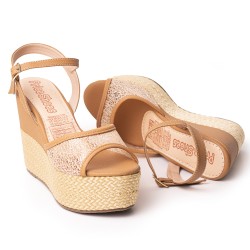 Price Shoes Plataformas en Yute para Mujer 192M18AMARETTO