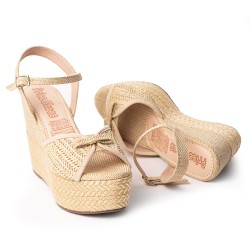 Price Shoes Plataformas en Yute para Mujer 192M94NATURAL