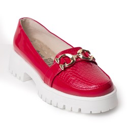 Price Shoes Mocasines Casuales para Mujer 252A20ROJO