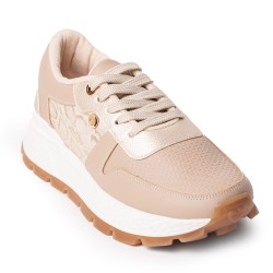 Price Shoes Tenis Moda para Mujer 282M-532BEIGE