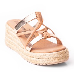 Priceshoes Plataformas en yute Para Mujer 382036AMARETTO