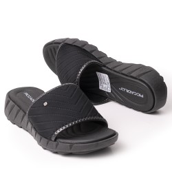 Price Shoes Sandalia Plana para Mujer 622215007NEGRO