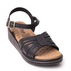Price Shoes Sandalia Confort para Mujer 6925624NEGRO