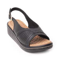 Price Shoes Sandalia Confort para Mujer 6925688NEGRO