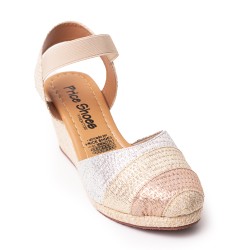 Price Shoes Tacón Cuña para Mujer 692A147OROROSA