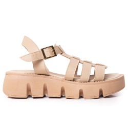 Price Shoes Sandalia Confort para Mujer 962DNV04CAMEL