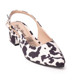 Price Shoes Tacon Puntudo para Mujer 9721133NEGRO